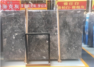 Factory Price Romantic Grey Marble,Cappuccino Gray Marble