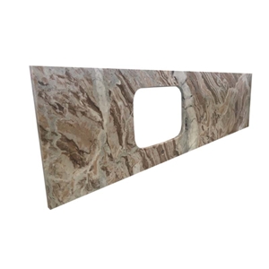 Fantasy Brown Marble Kitchen Countertops Bench Top