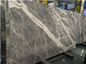 Grey Fior Di Bosco Pesco Grigio Marble With White Veins