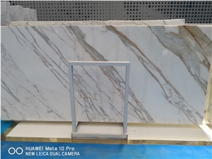 Italy Luxury Calacatta Oro Extra Vagli Marble Wall Panel