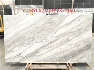 1.8Cm Thick Volakas White  Marble Big Slabs