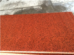 China Dyed Red Granite From Xzx-Stone