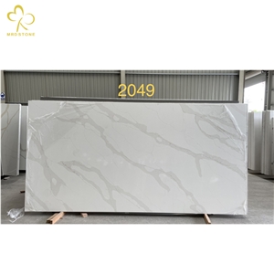 Factory Directly Sells Enginereed Calacatta Quartz Stone