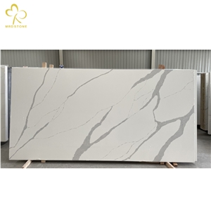 Hot New Discount Custom Calacatta Quartz Slabs
