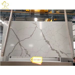Quartz Stone Suppliers Polished Artificial Calacatta