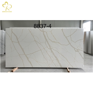 Wholesales Cut-To-Size Calacatta Series Quartz Slabs