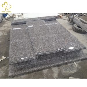 Granite G664 Double Tombstones For Poland Market