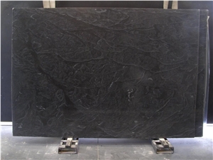 Polished Black Granite Jet Mist Tiles For Facade Cladding