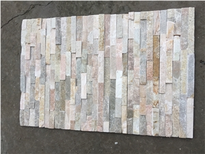 P014 Quartzite Wall Cladding Panels,Wall Cladding Veneer,Exposed Wall Stone, Ledge Stone