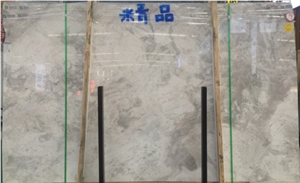 Abbe White Marble Slabs Silver Turkey Elegant Tiles