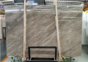 China Ferraga Wood Grain Brown Marble Slab Floor Tiles