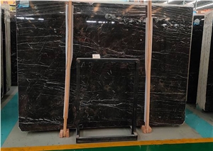 Portoro Gold China Brown Grain Marble Slabs