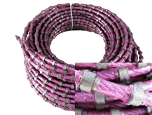 Diamond Wire Saw Rope For Marble Block Quarrying Dressing 11Mm