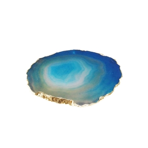 Blue Onyx Lap Tray Marble Tray For Perfume/Food/Coffee