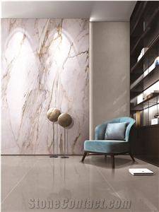 Calacatta Gold Large Format Porcelain Background Wall Tile