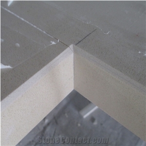 Artificial Crystal White Ivory Quartz Countertop