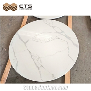 Artificial Quartz Customize Dinning Table Round Table