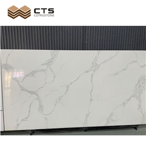 Custom Quartz Environmental TV Backdrop Wall Floor Slabs