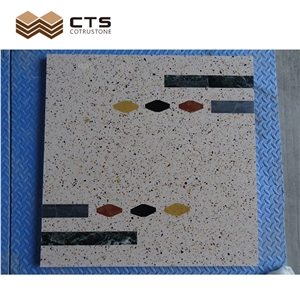 Variety Of Patterns Terrazzo Mosaic Small Cut To Tiles