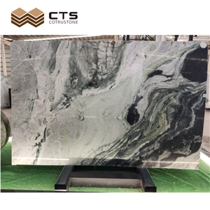 Cheap Natural Polished Luxury Stone Green Ice Jade Marble