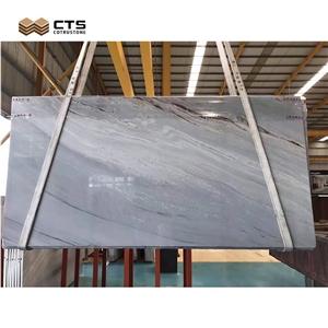China Blue Gray Sand Marble Slabs For Interior Design