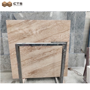 Cupertino Beige Marble Slab Tiles Mall Building Flooring