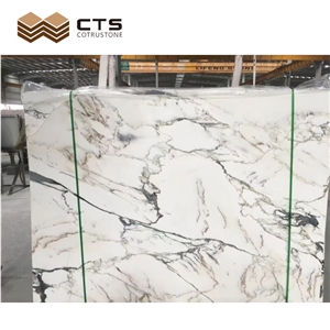 Custom Interior Design White Marble Slabs For Bathroom Wall