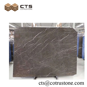 Factory Grey Marble Slabs Indoor Floor Decoration