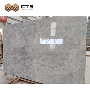 Fatty Grey Marble Natural Stone Slab Tile Office Building