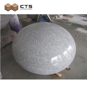 Granite Ball Polished Walkway Barricades Street Bollard