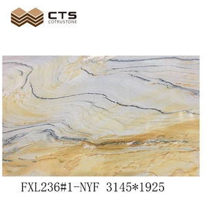 High Quality Ocean Wave Marble Floor Slab For Interior Decor