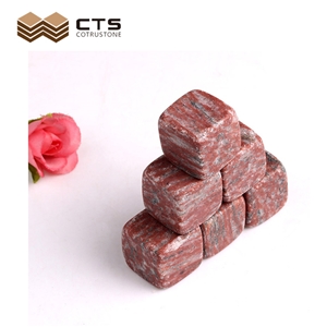 Hot Sale Paint Red Granite Whisky Rock Ice Cube