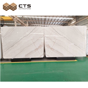 Nature Guangxi White Marble Slab For Interior Floor