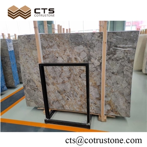 Slabs Factory Selling Golden Tundra Spider Marble