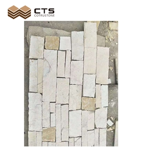 White Limestone Tile Exterior Wall Cladding