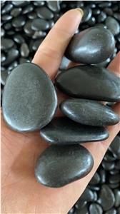Black Pebble Ordinary Polilshed 2-3Cm For Garden Decoration