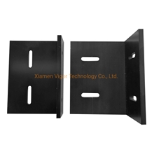 Black Anodized Aluminum Bracket For Panel Support System