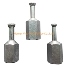 Electroplated Anchor Bit For Undercut Hole In Wall Cladding