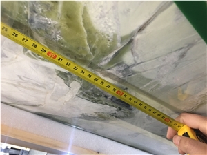 New Ice Jade Green Marble Verde Slabs For Flooring