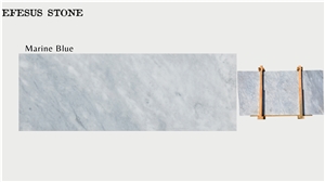 Afyon White Marble Marine Blu 20Mm