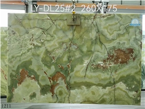 Ancient Green Onyx Balochistan Onice Verde Scuro Slab Tile