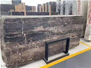Cappuccino Brown Marble Slab Tile In China Stone Market