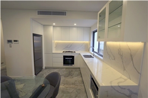 Good Quality Hard Surface Quartz Big Slabs