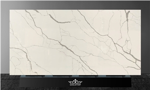 High Quality Polished Snowy White Quartz Slab