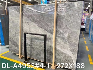 2022 Hot Sell Gray Grey Natural Marble Stone Slab For Wall