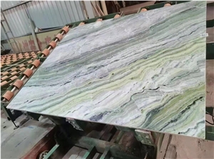2022 Hot Sell Polished Big Jade Clouds Marble Natural Slab&Tile For Wall