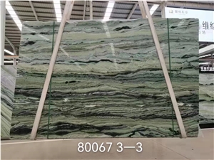 Beautiful Green Color Marble Slab Tile -Jade Clouds Marble