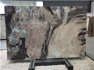 Beautiful  Purple Galaxy Color Natural Stone Slab For Home