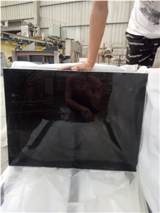 Best Quality Polished Natural Absolute 10MM Black Granite