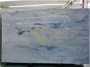 Hot Sales Blue Natural Marble Stone Slab For Wall